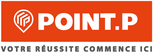 Logo Point.P, fournisseur de matériaux de Artisan Compagnon Couvreur